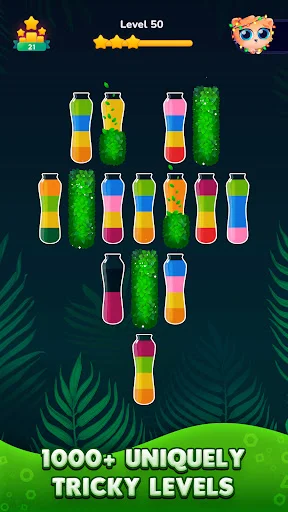 Gameplay screenshot 2 from Get Color - Water Sort Puzzle - Puzzle game
